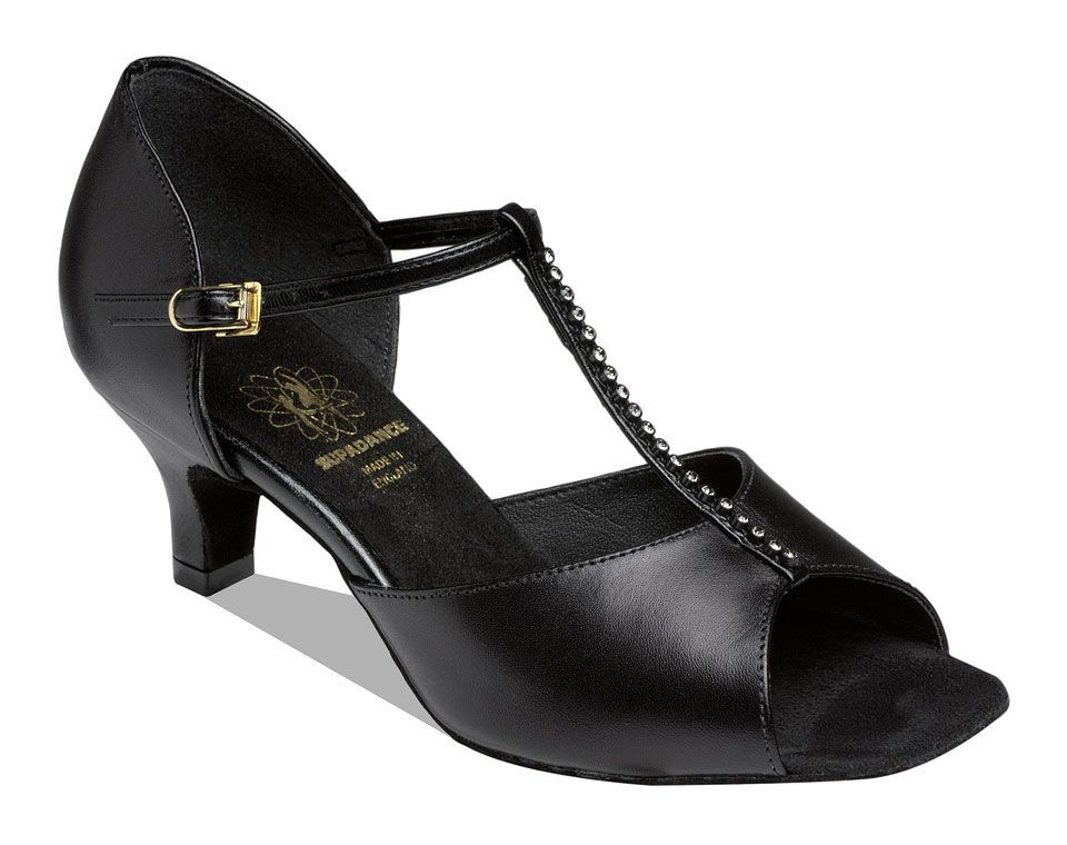 Style 1529 Wide - Black Leather